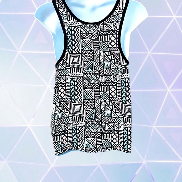 PAC SUN UNISEX Geometric Patterned Tank Top M/L - Picture 13 of 16